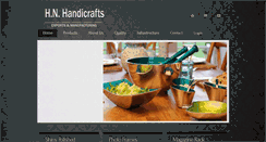 Desktop Screenshot of hnhandicrafts.com