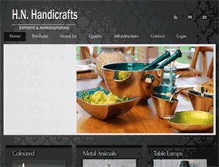 Tablet Screenshot of hnhandicrafts.com